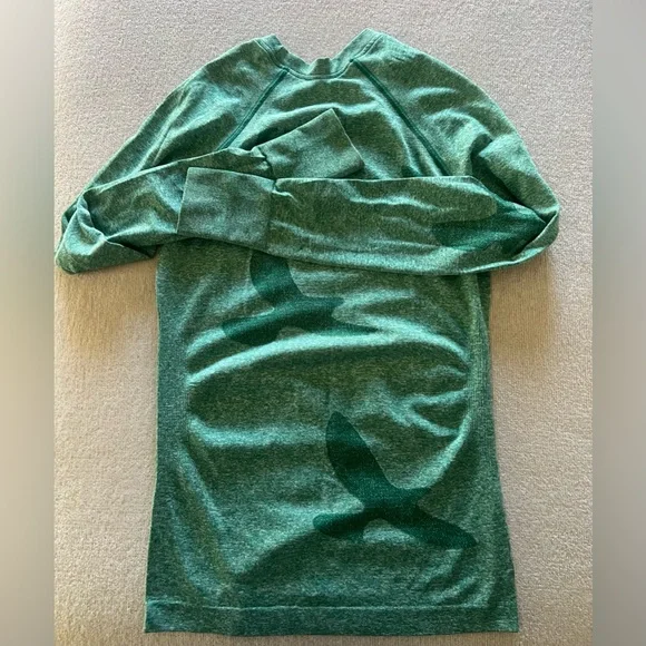 Oiselle Green Crew Neck Top - Picture 7 of 8